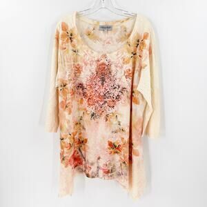 Vintage Closet Full Y2K 90s Tunic Blouse Women's Size XXL